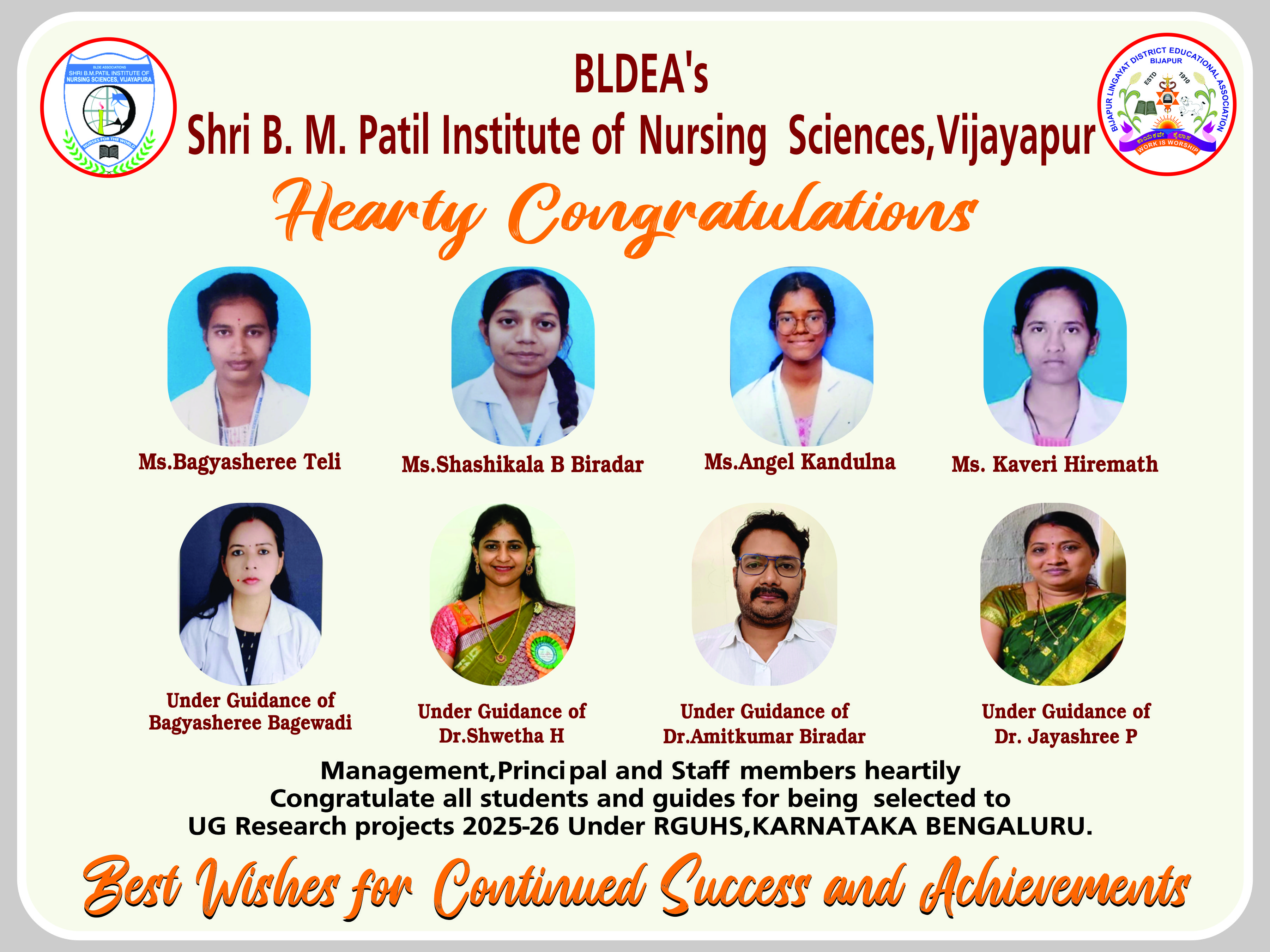 UG Research Grant A Y 2025-26