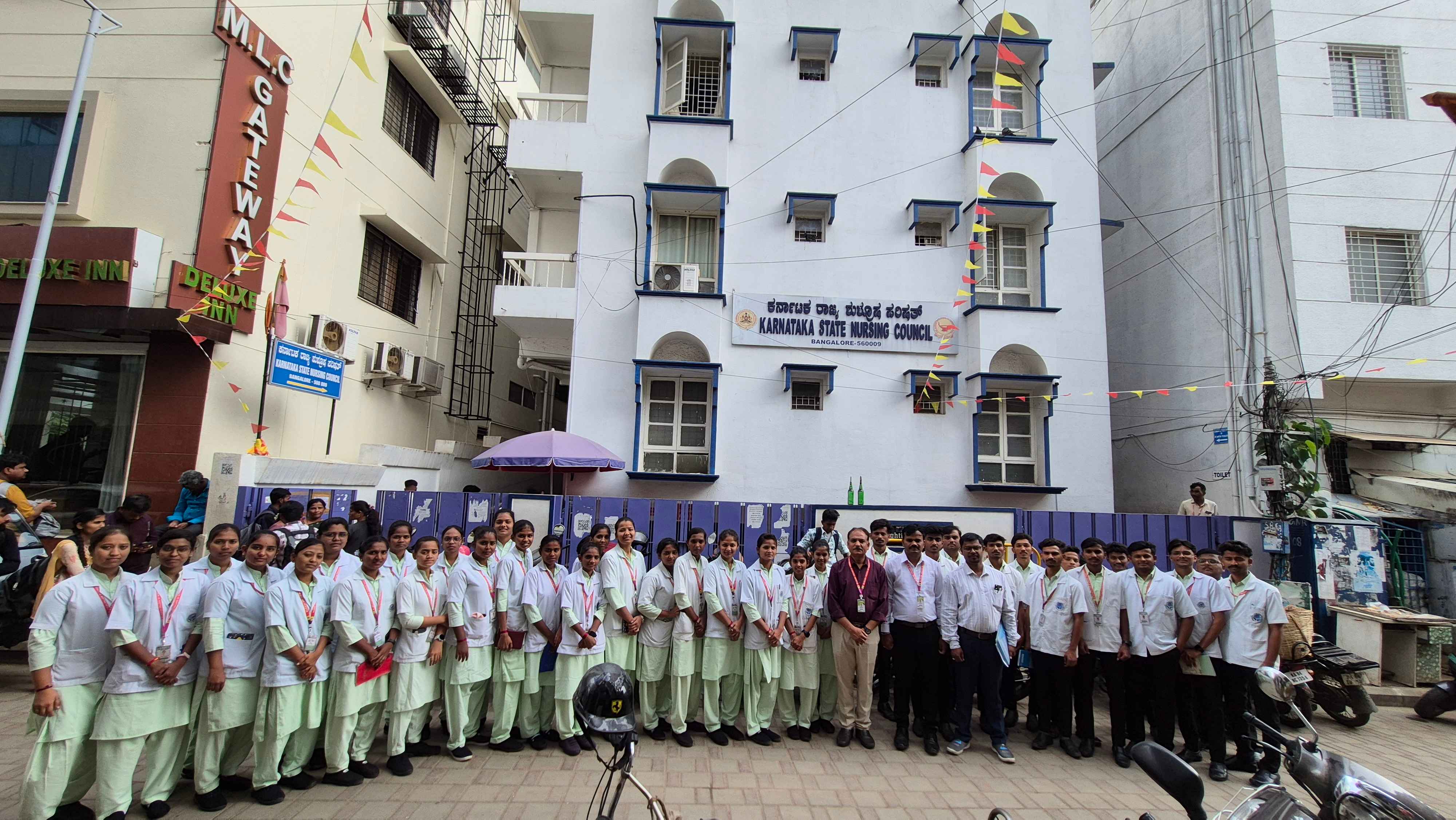 Administrative and Educational visit for VI Semester B.Sc. Nursing students